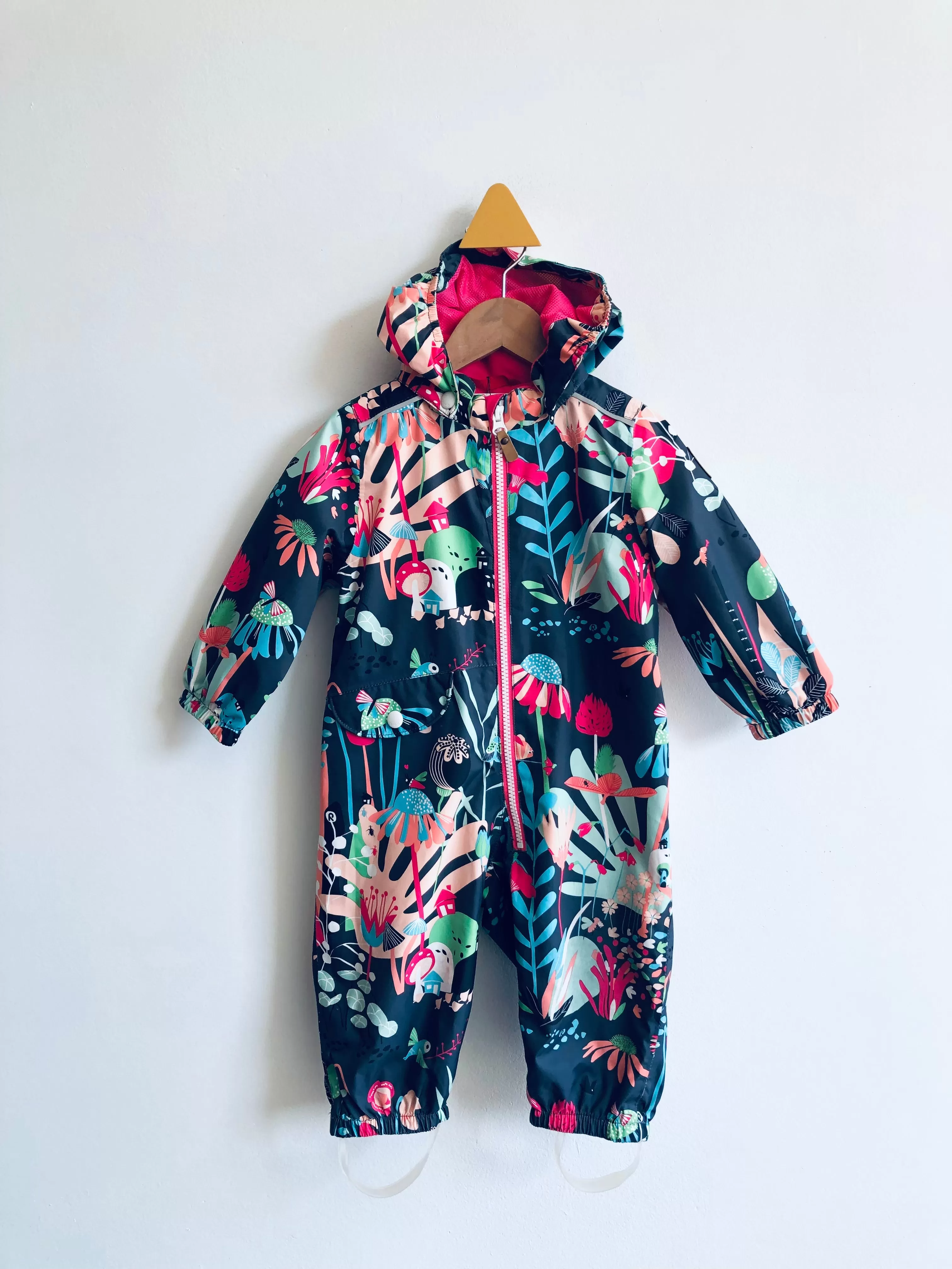 Floral Rainsuit // 9-12M