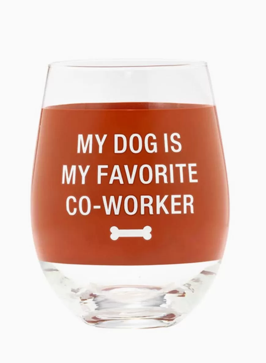 Funny Stemless 16 oz Wine Glass