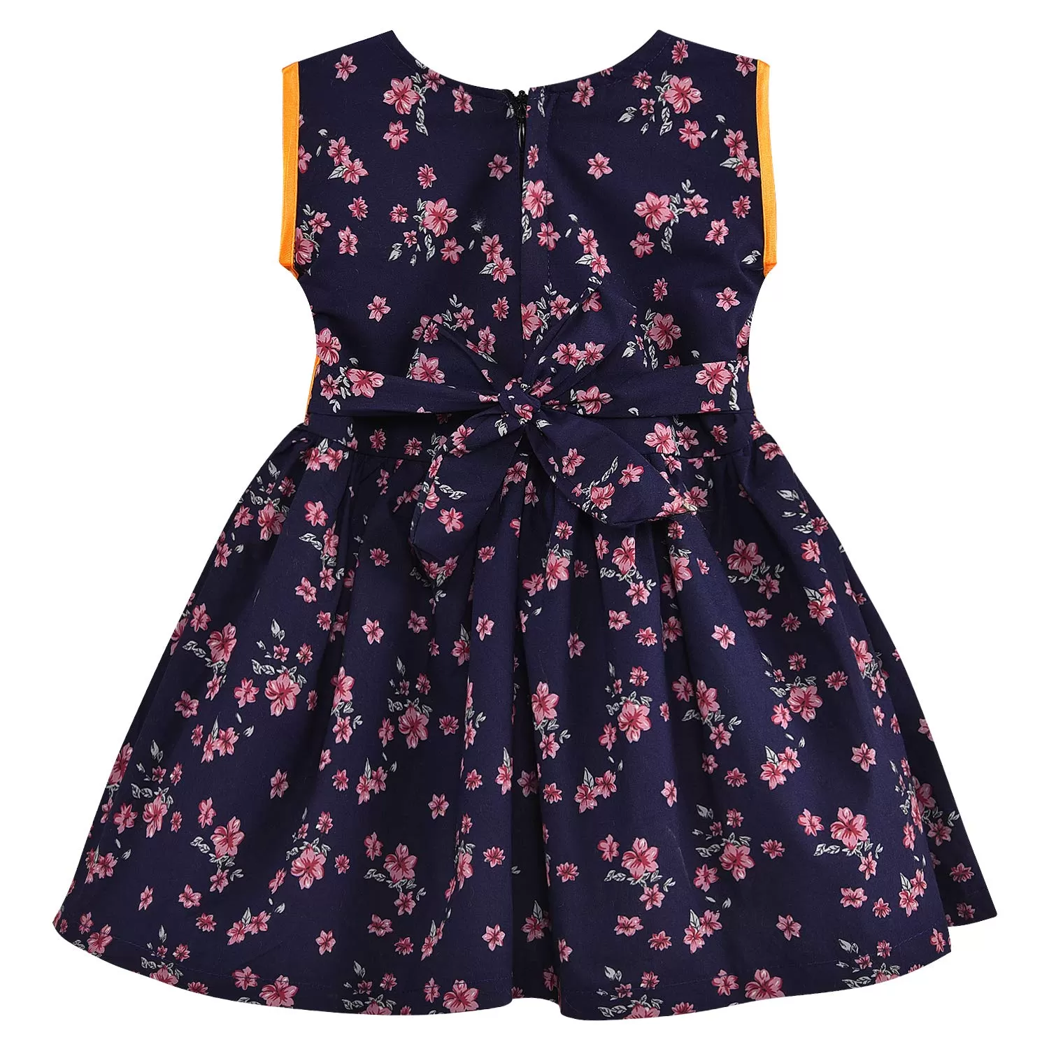 Girls Cotton Floral Printed Dress