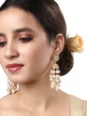 Gold Plated Kundan Earrings