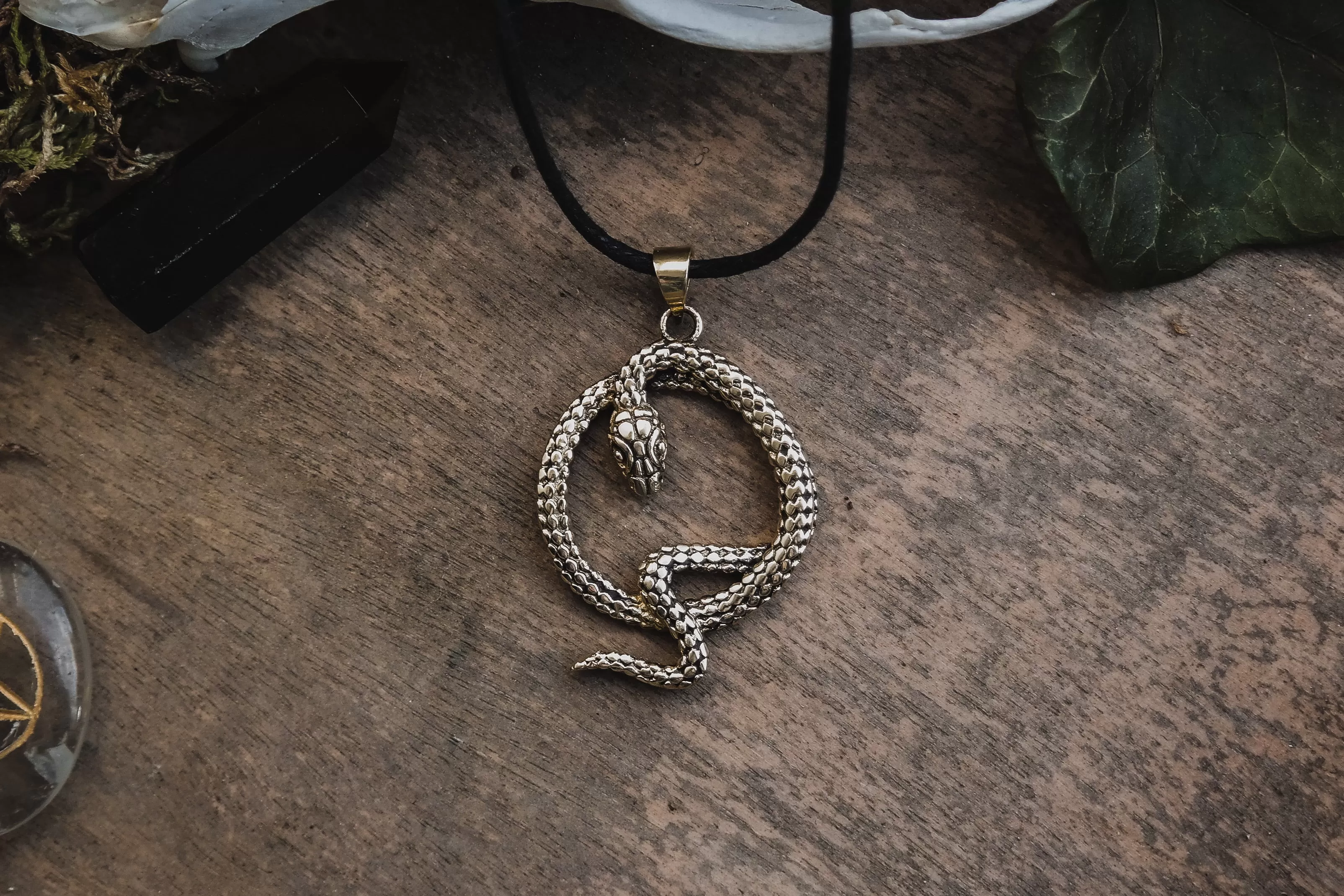 Golden Serpent Necklace