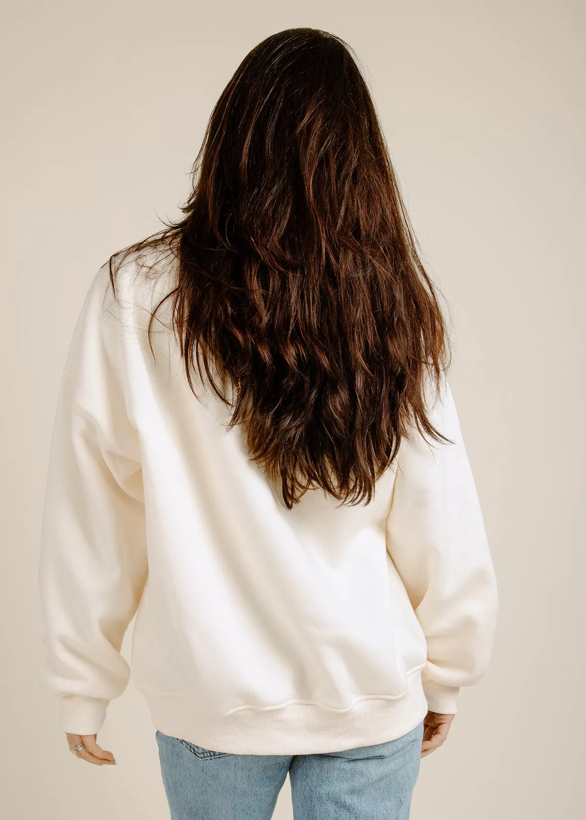 Good Vibes Sweatshirt - Cream