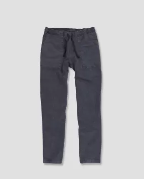 HERRINGBONE EASY UTILITY PANT / NAVY