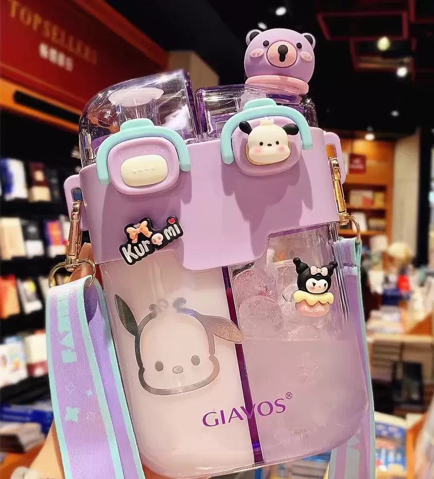 Kawaii Anime Double Sided Water Bottle PN6478