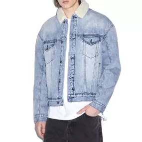 Ksubi Oh G Sherpa Jacket (Mid Blue) MPS24JK013