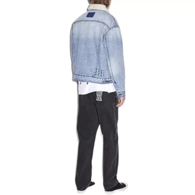 Ksubi Oh G Sherpa Jacket (Mid Blue) MPS24JK013