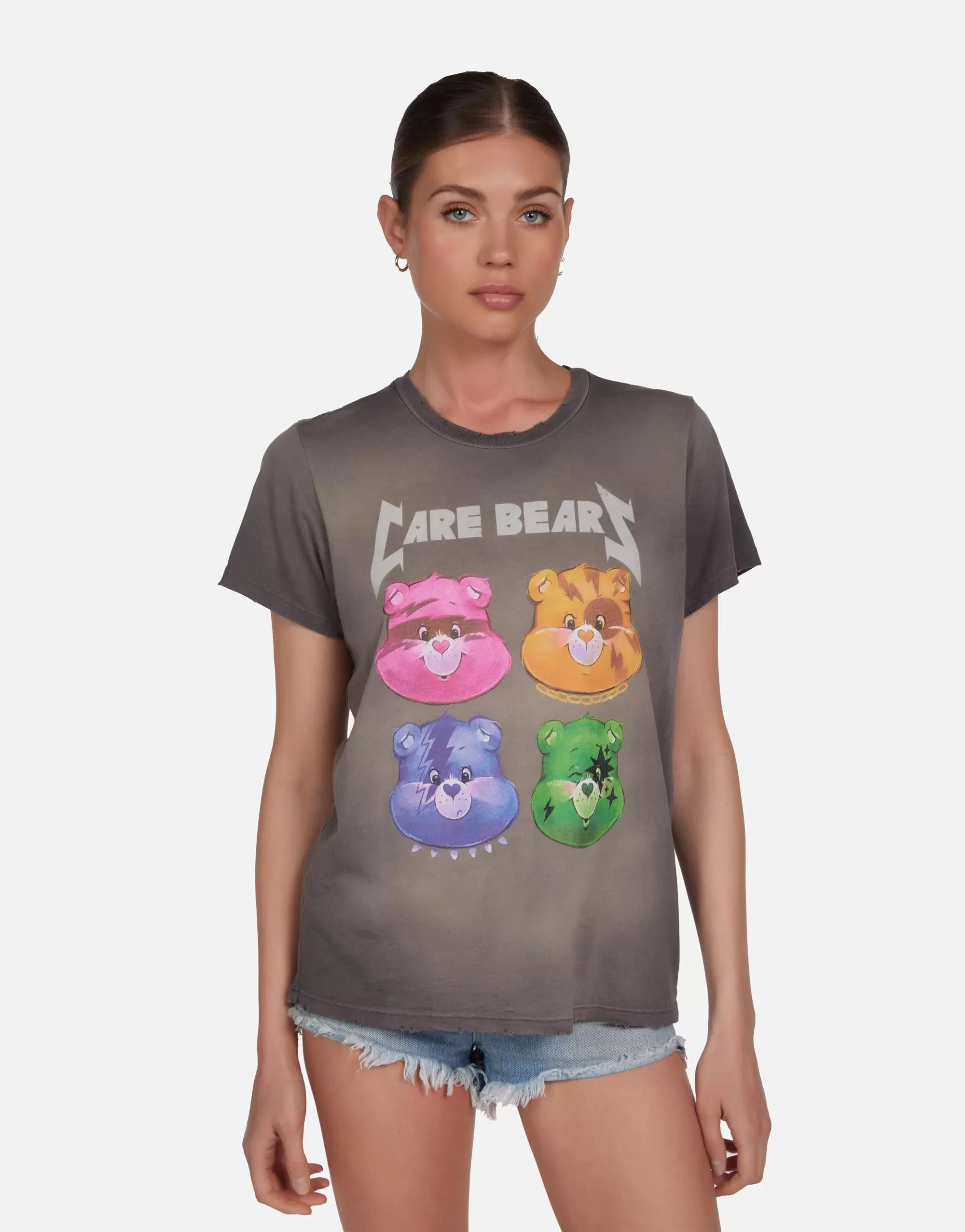 Lauren Moshi Wolf Rock Care Bears Tee