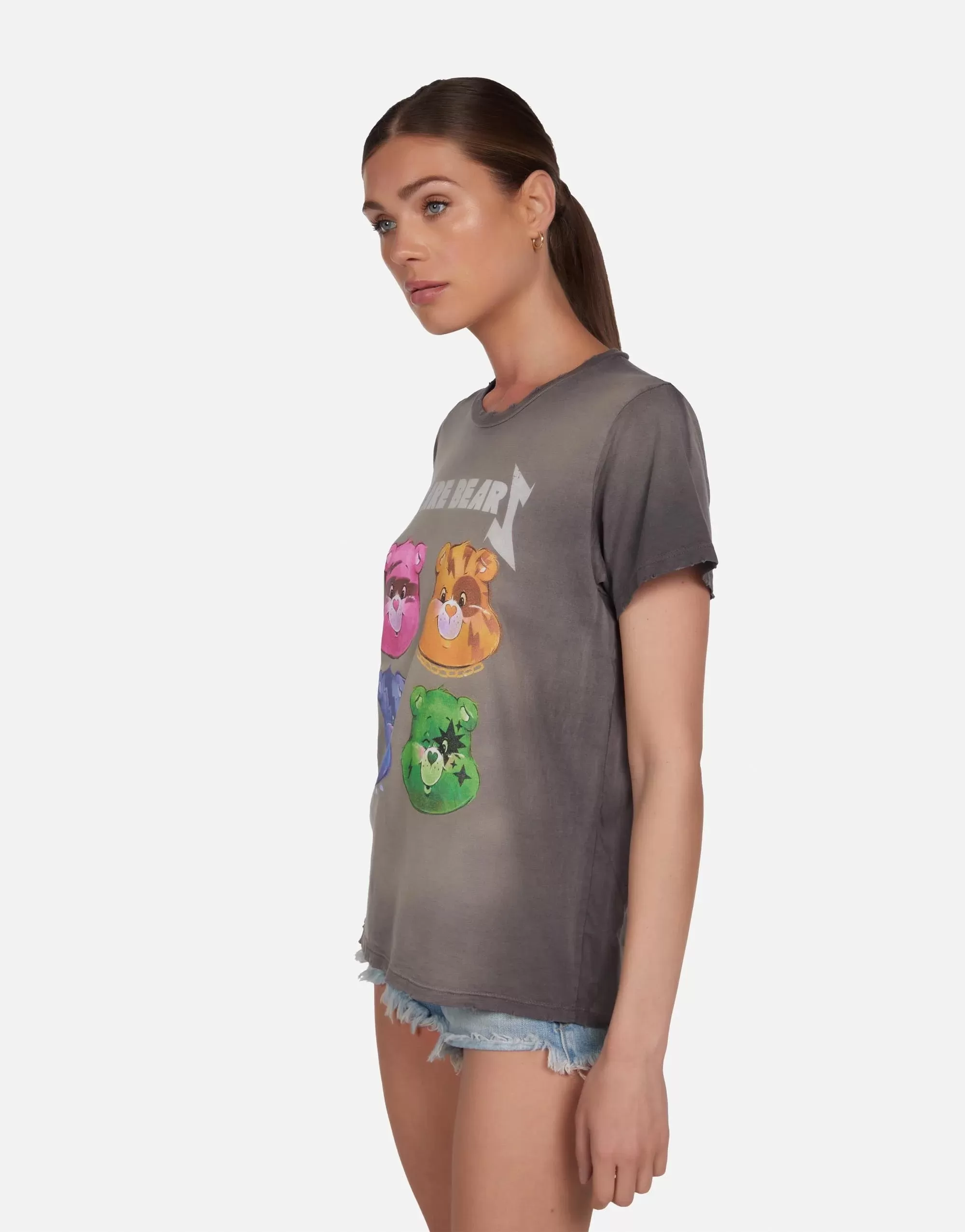 Lauren Moshi Wolf Rock Care Bears Tee