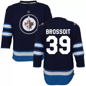 Laurent Brossoit Winnipeg Jets Toddler Home Replica Jersey - Navy