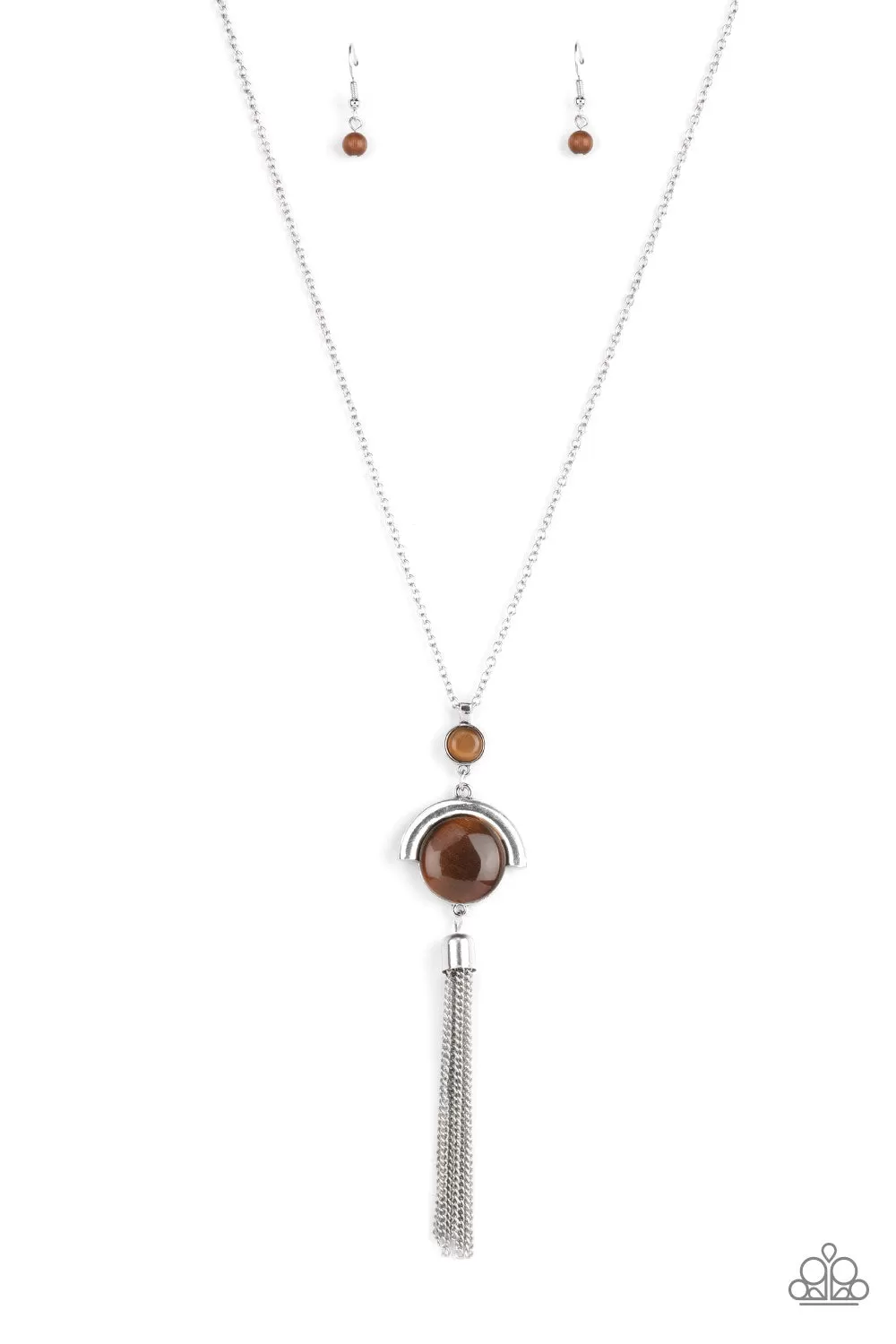 Lavishly Lucid - Brown Necklace