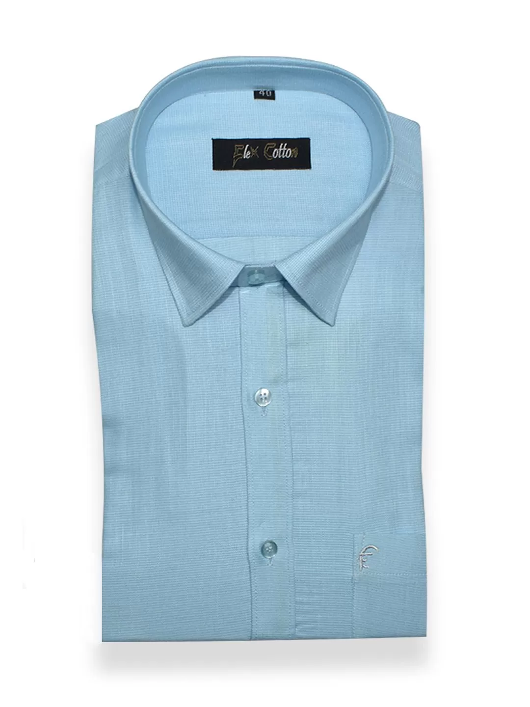 Light Blue Color Casa View Linen Shirt For Men's