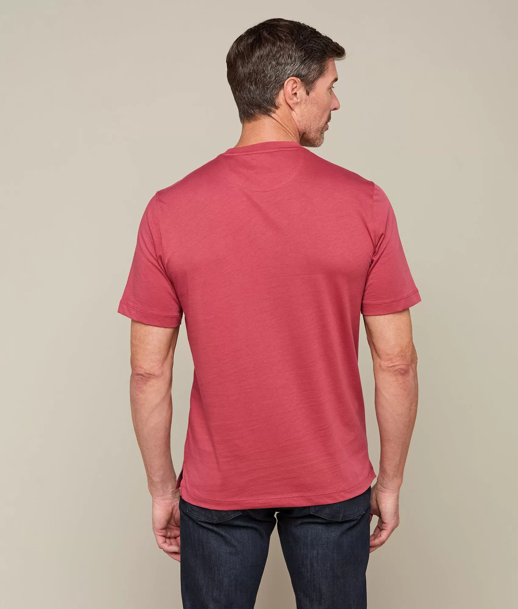 Lucchese Pima Cotton Tee :: Red