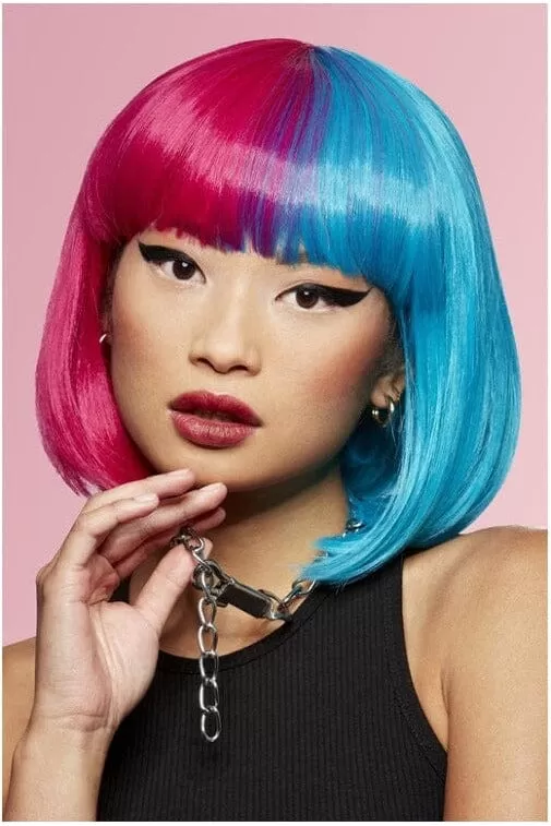 Manic Panic Blue Valentine Glam Doll Wig