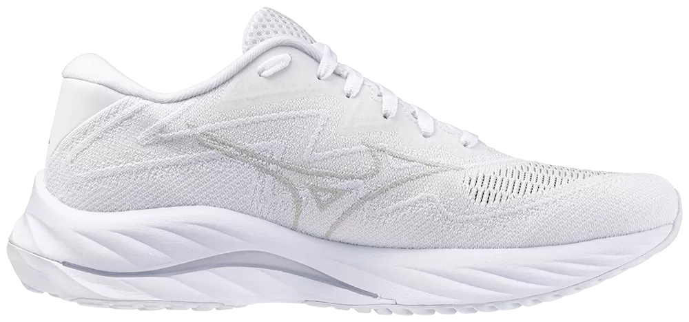 Mizuno Wave Rider 27 SSW (B Width) - White/Ultimate Grey/Nimbus Cloud (Womens)