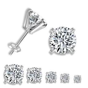 Morgan Crystal Stud Earrings Set