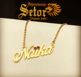 Naika name necklace NC058