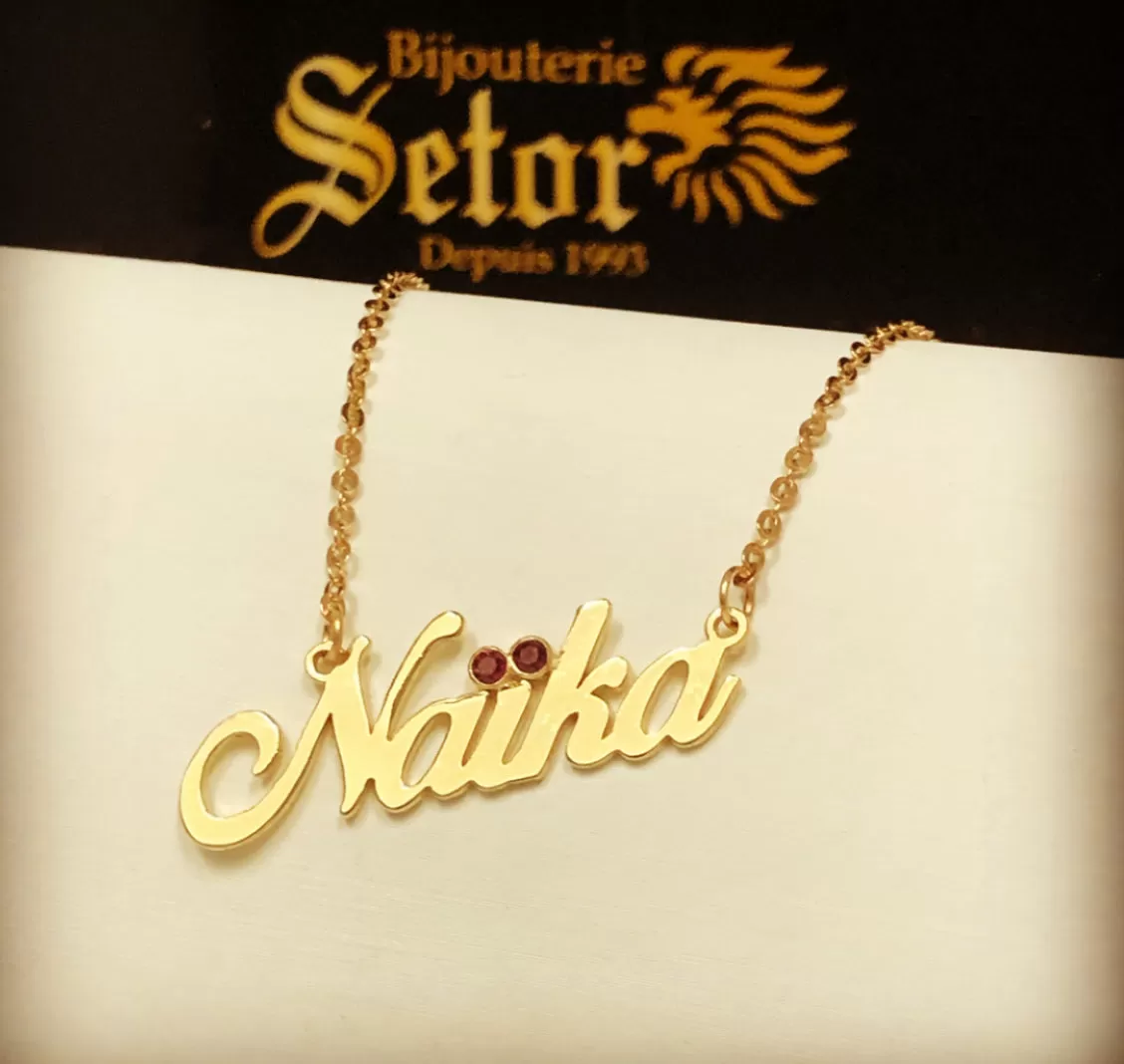 Naika name necklace NC058