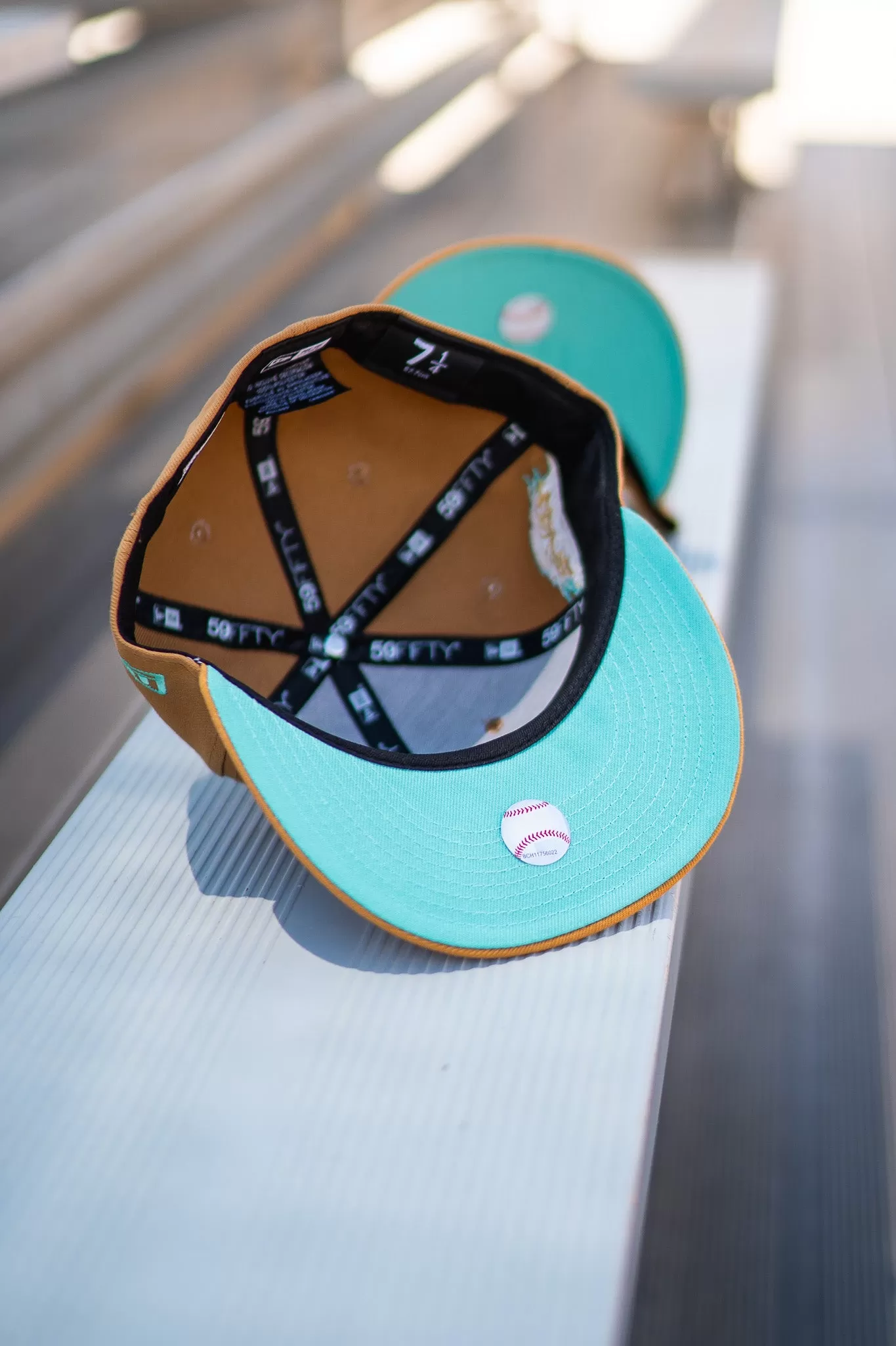 New Era Milwaukee Brewers 2002 ASG Teal UV (Khaki/Tan)