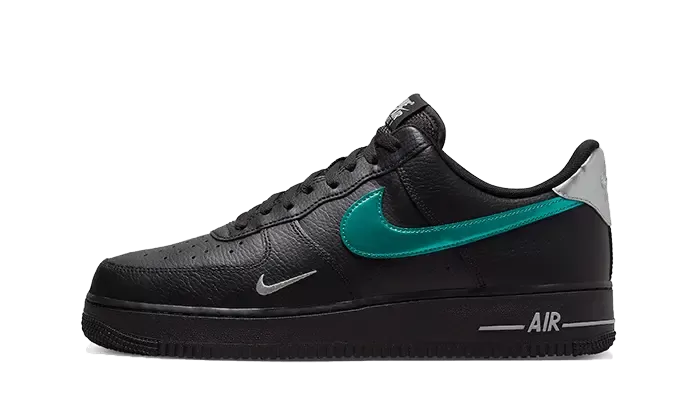 Nike Air Force 1 Low Black Blue Lightning