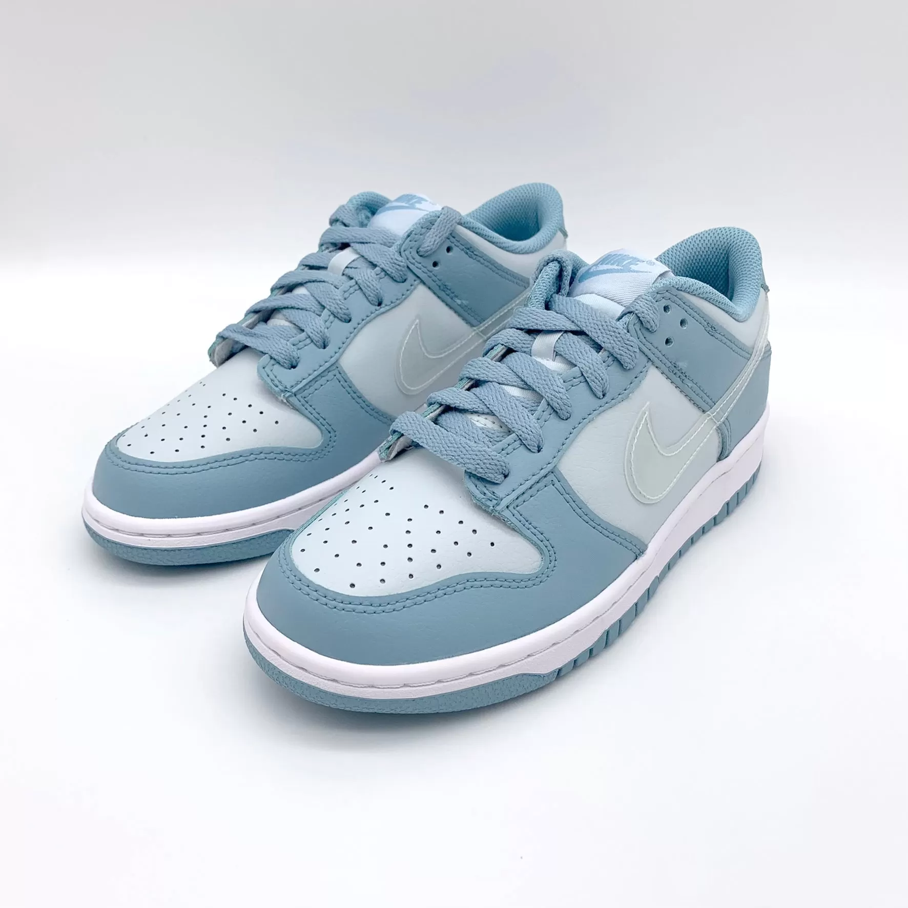 Nike Dunk Low Clear Blue Swoosh