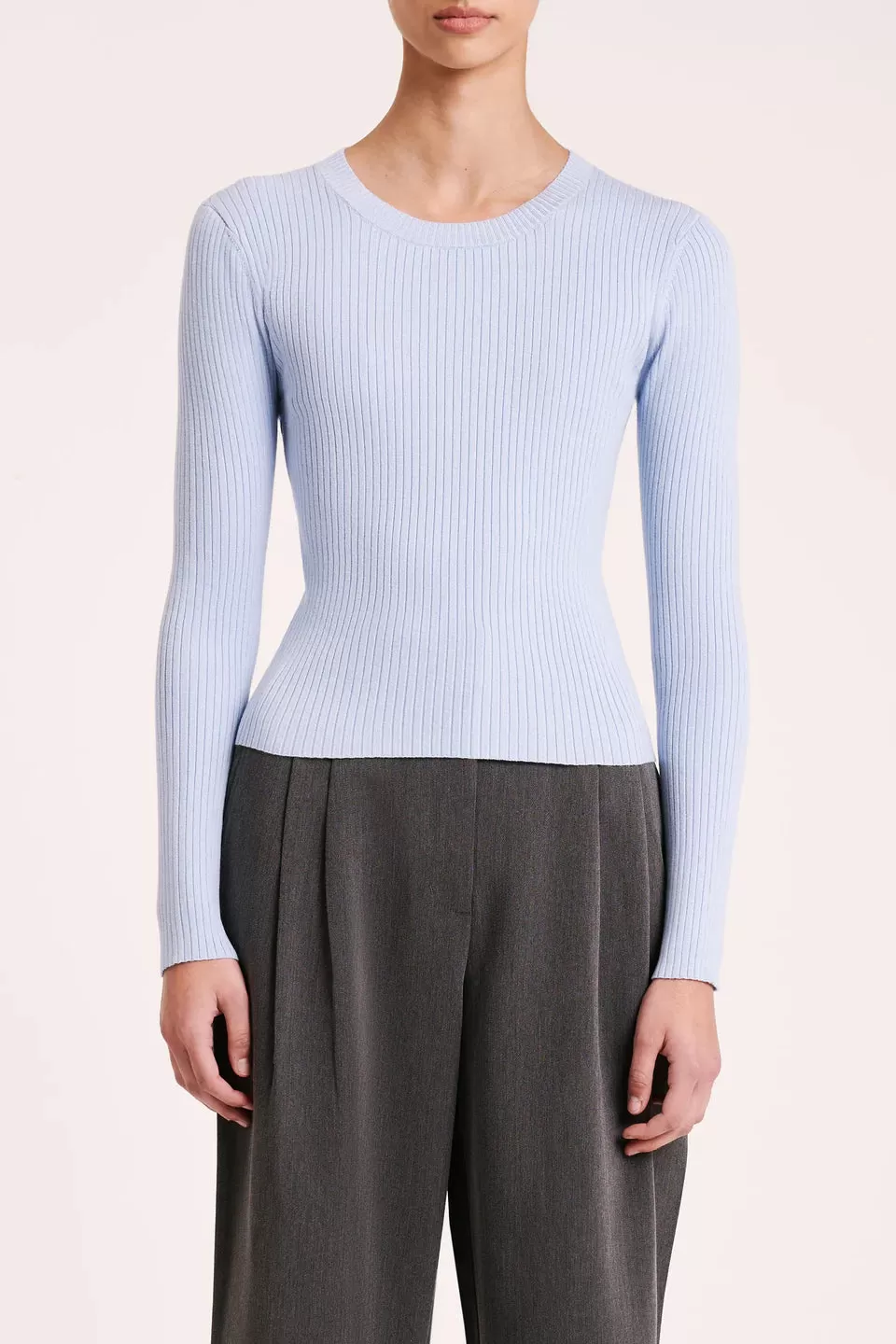 Nude Classic Knit - Mineral Blue