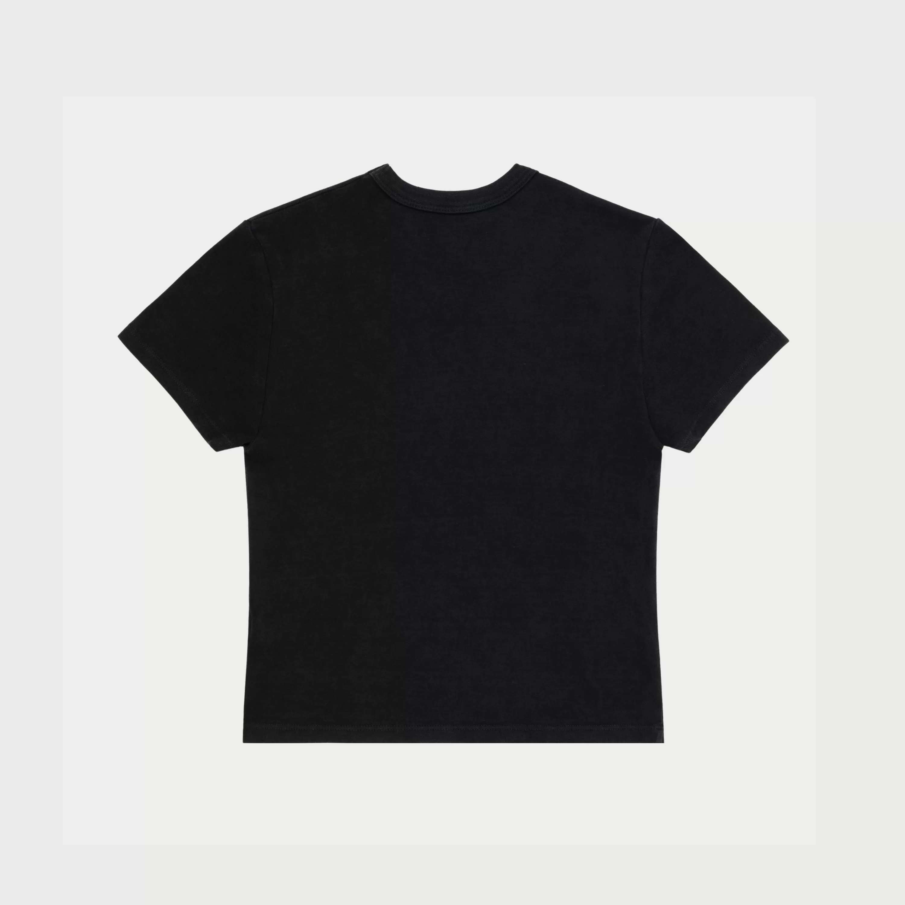 Old English Baby Tee (Black)