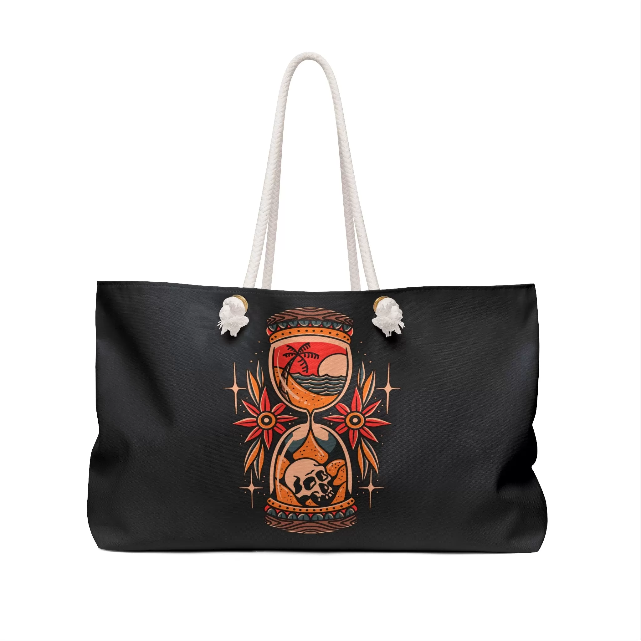 On Island Time Traditional Tattoo Weekender Bag