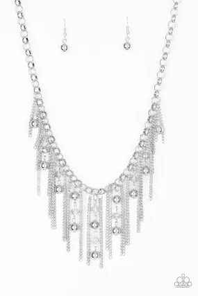 Paparazzi Ever Rebellious - Silver Necklace