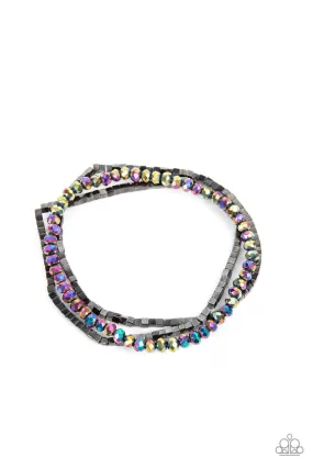 Paparazzi Just A Spritz - Multi Oil Spill Bracelet