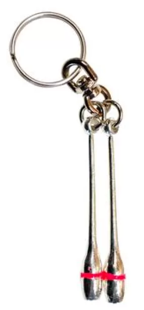 Pastorelli Sport Mini Metallic Clubs Key Ring 00195