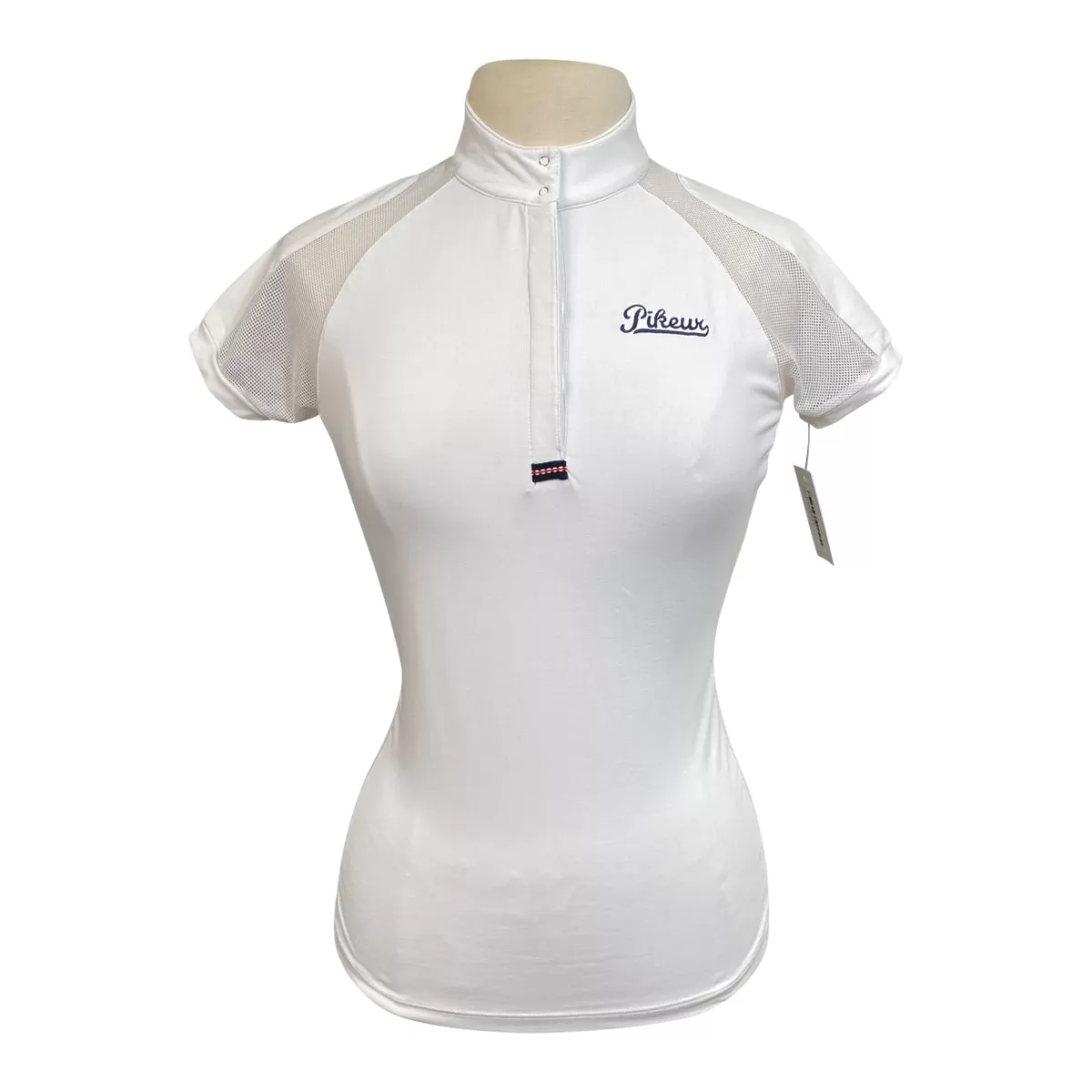 Pikeur Breathable Short Sleeve Shirt in White - Women's Small