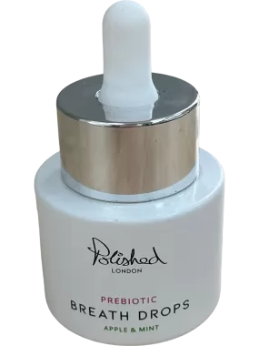 Polished London White Prebiotic Breath Drops Apple & Mint - Health & Beauty