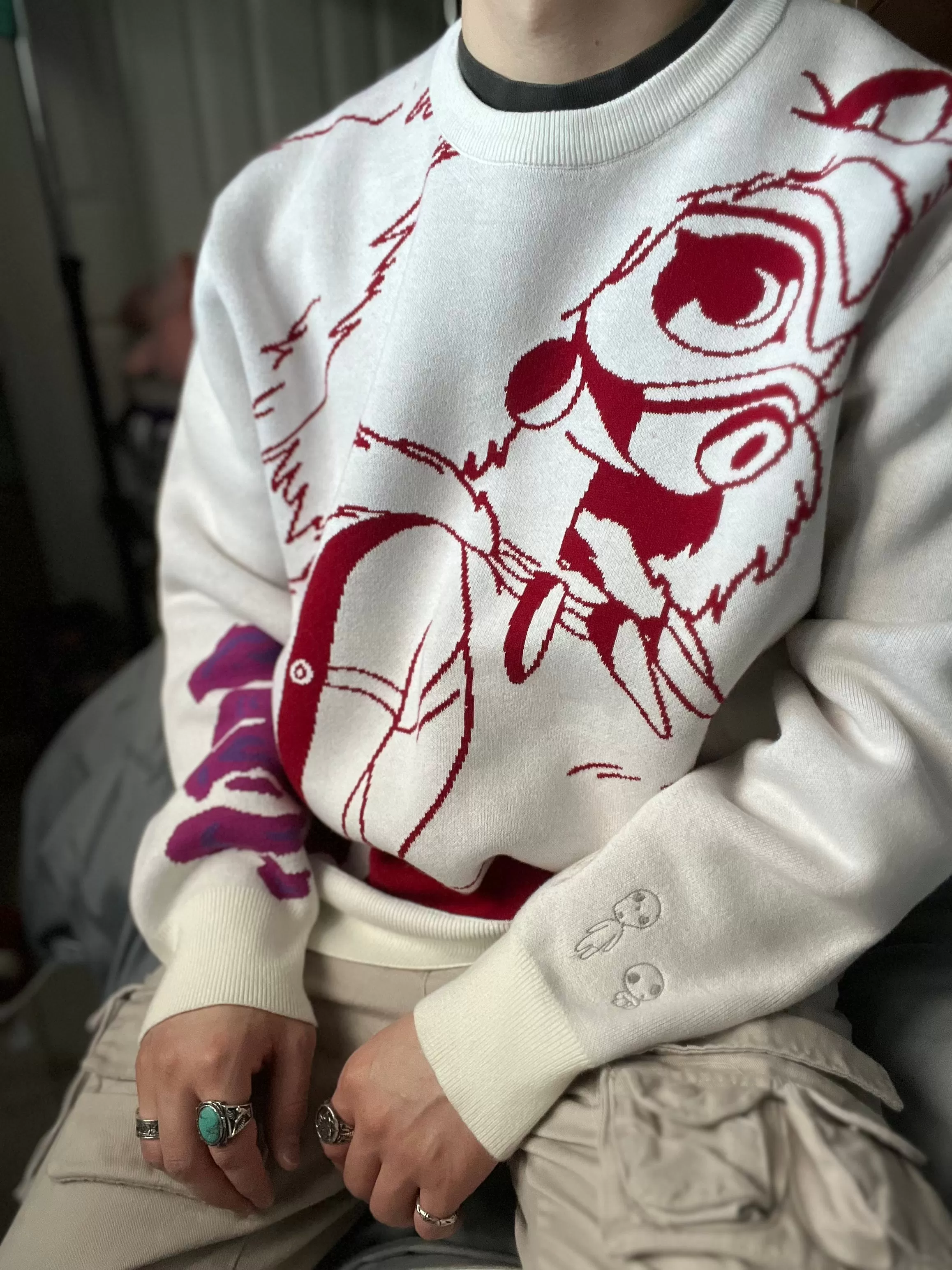 PRINCESS MONONOKE KNIT SWEATER