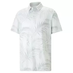 Puma CLOUDSPUN Palm Leaf Polo - White