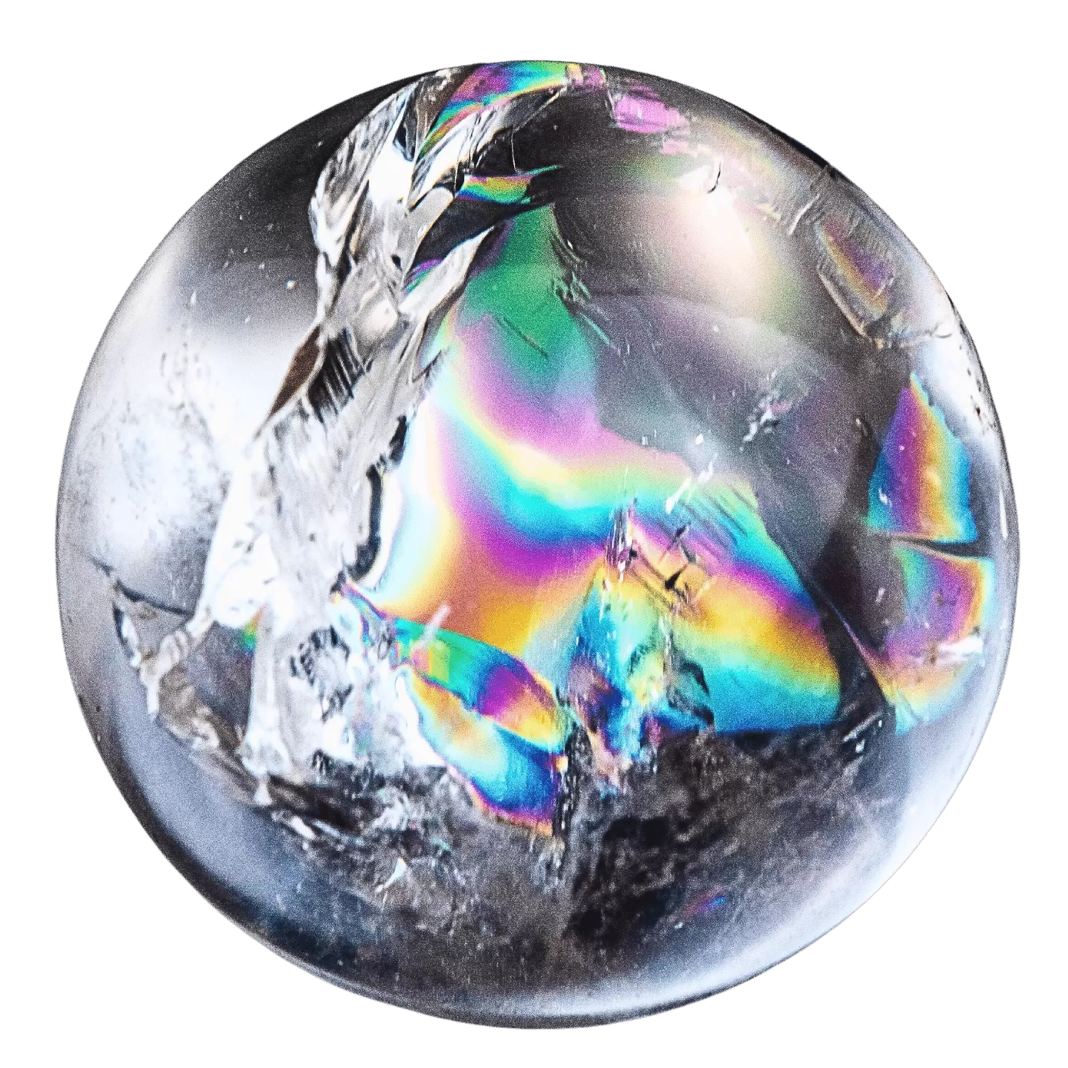 Rainbow Quartz Sphere