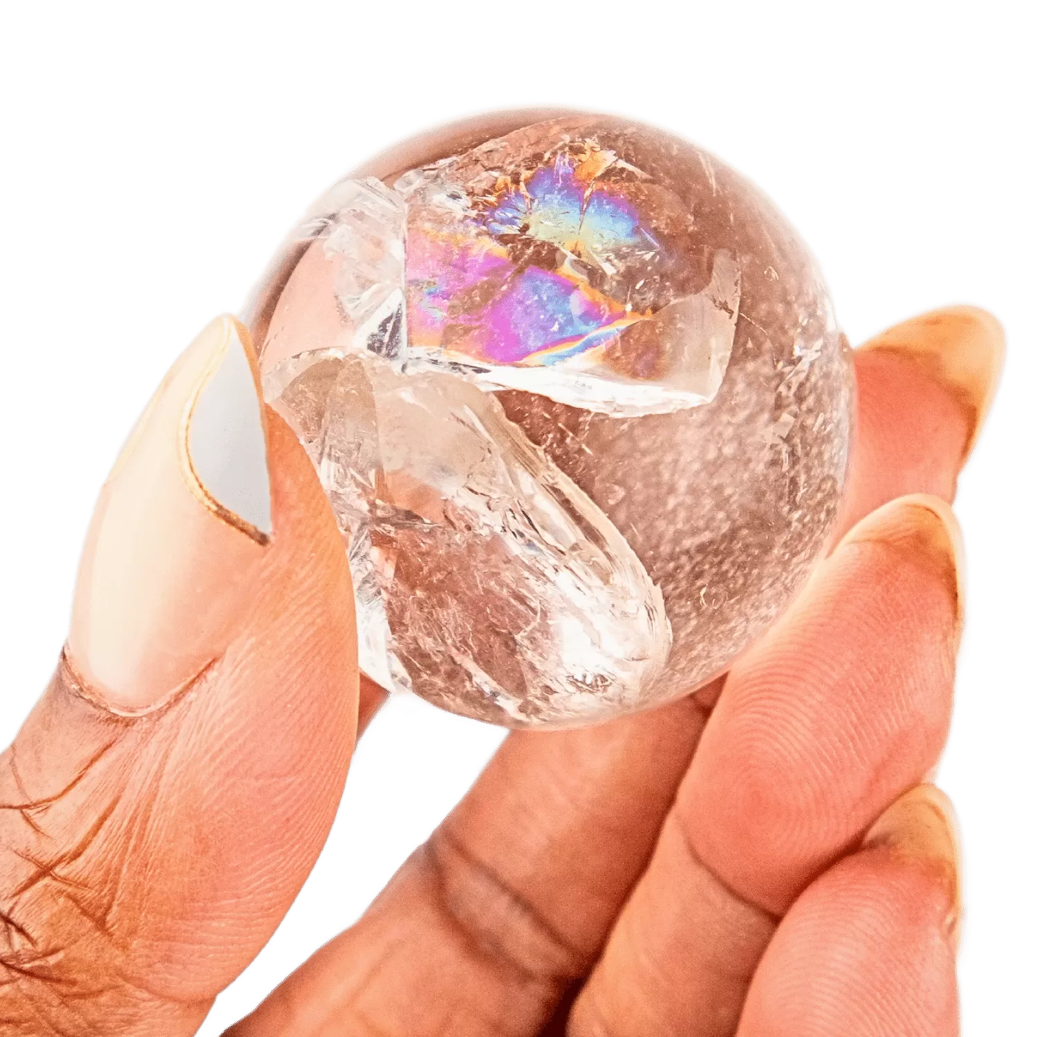 Rainbow Quartz Sphere