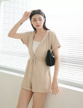 Skylar Romper in Sand