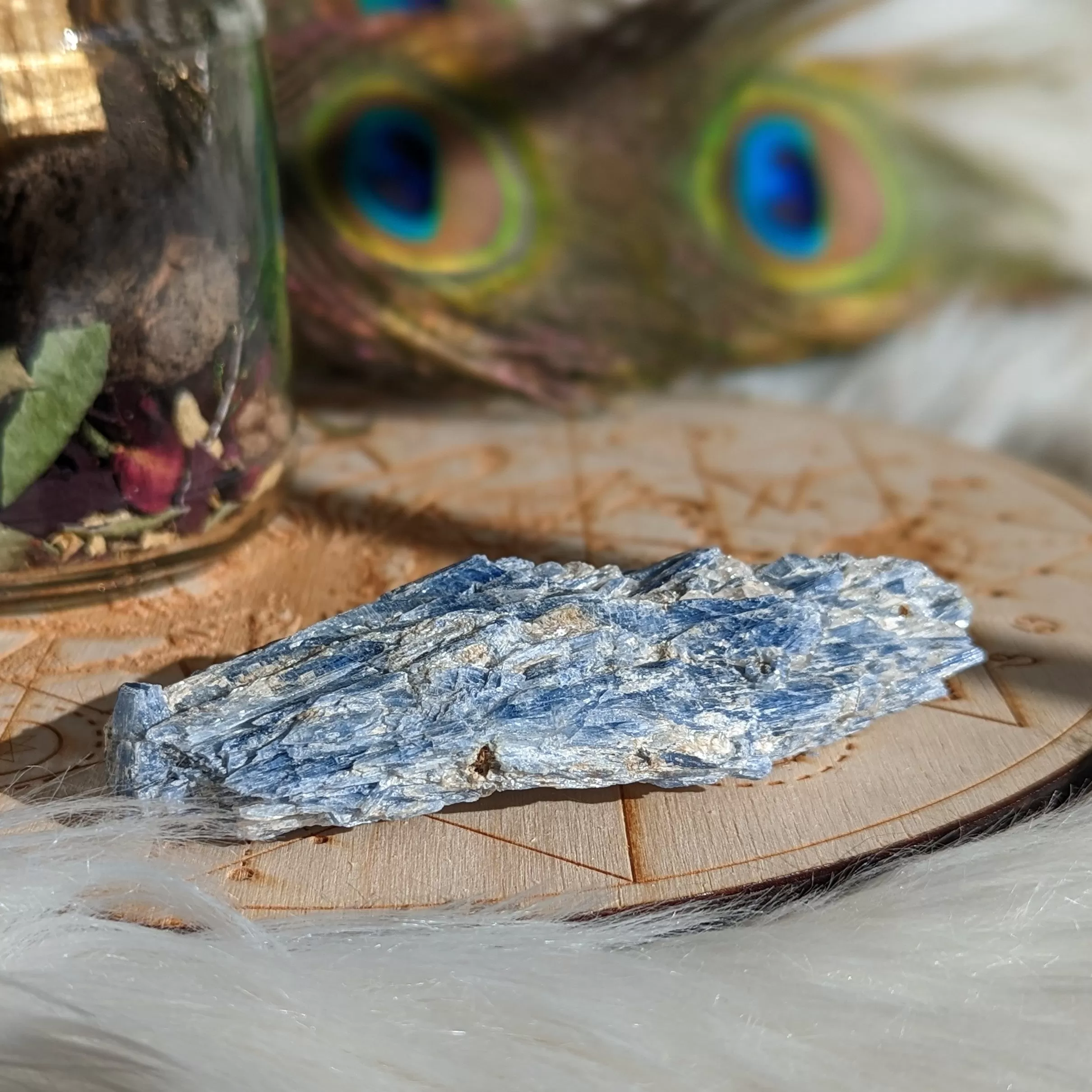 Sparkling Blue Kyanite in Matrix