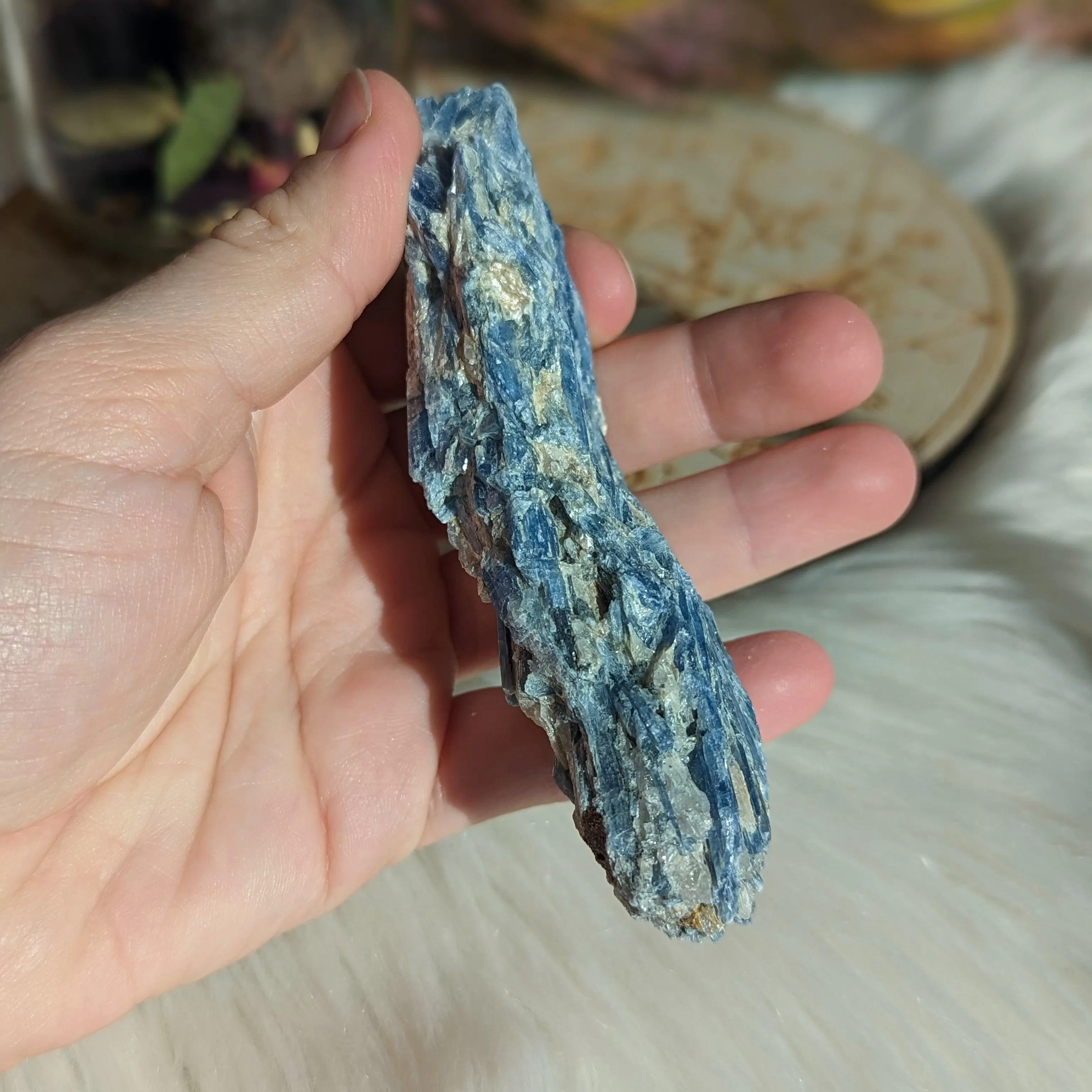 Sparkling Blue Kyanite in Matrix