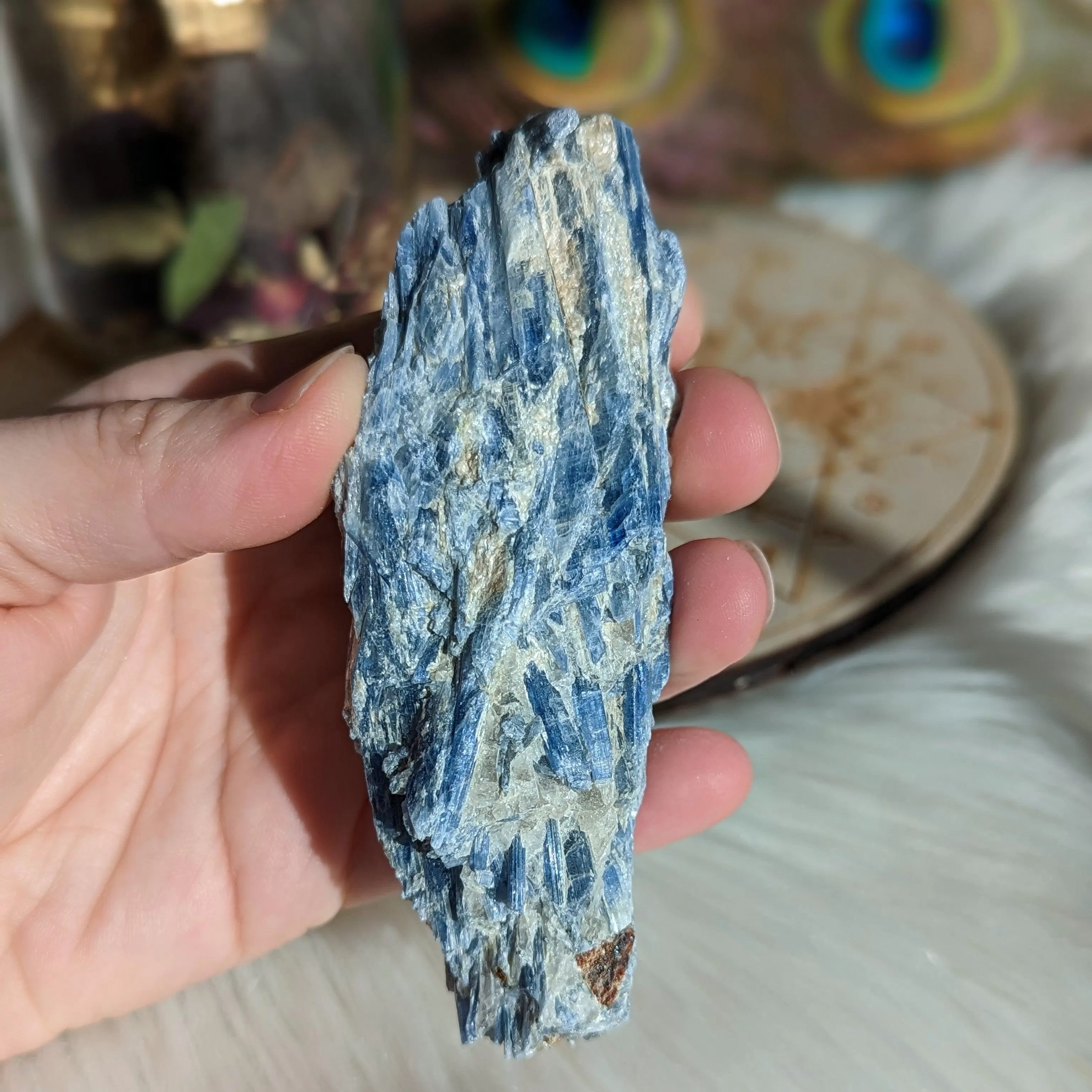 Sparkling Blue Kyanite in Matrix