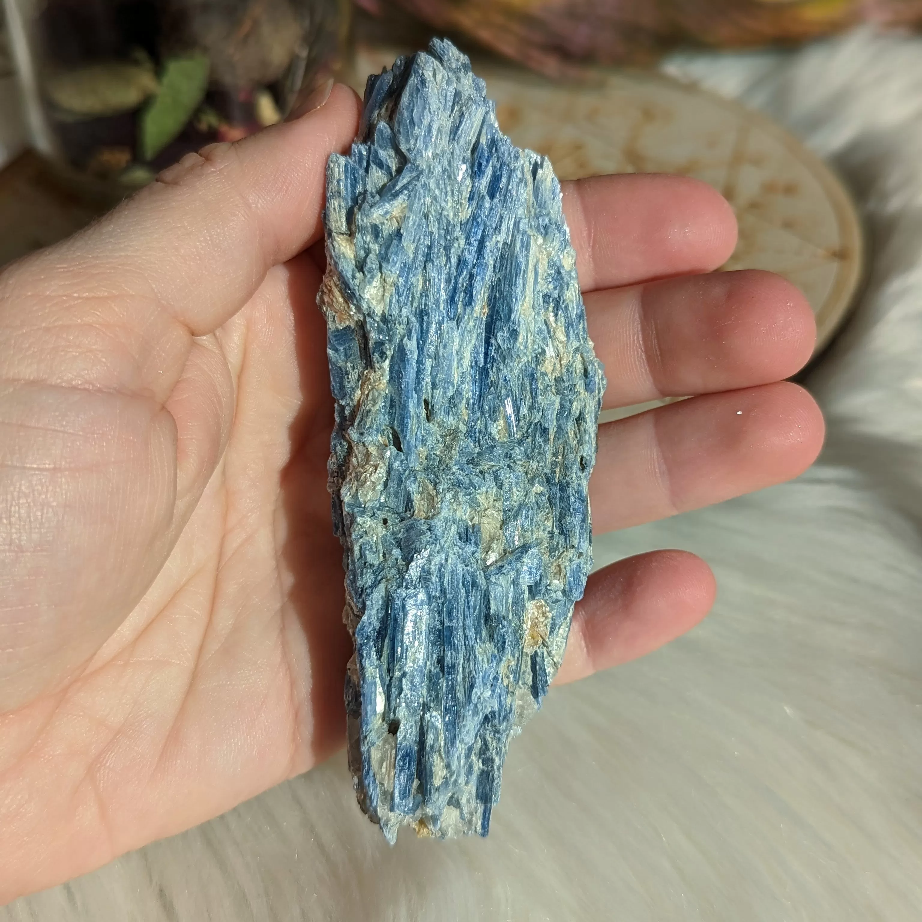 Sparkling Blue Kyanite in Matrix