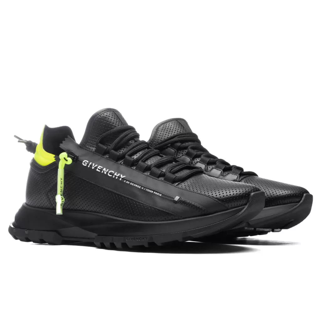 Spectre Runner Low With Zip - Black/Yellow