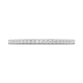 Tacori 18k Lunetta Crescent French Pavé Diamond Wedding Band