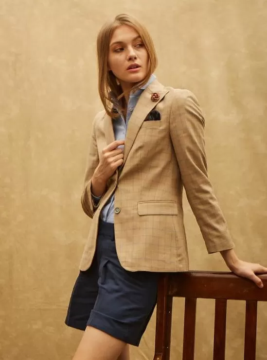 Tamura Windowpane Blazer Women