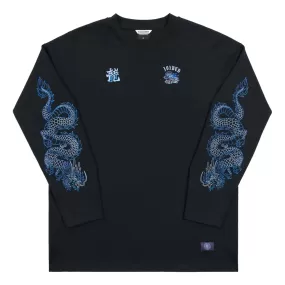 TEAMJOINED JOINED CNY24 DRAGON EXTRA OVERSIZED LONG SLEEVES-BLACK