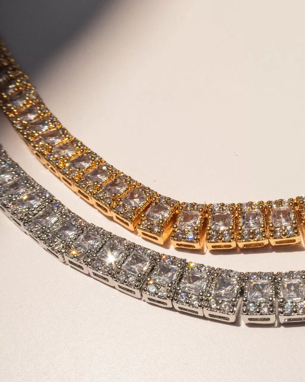 The Triple Crystal Tennis Bracelet