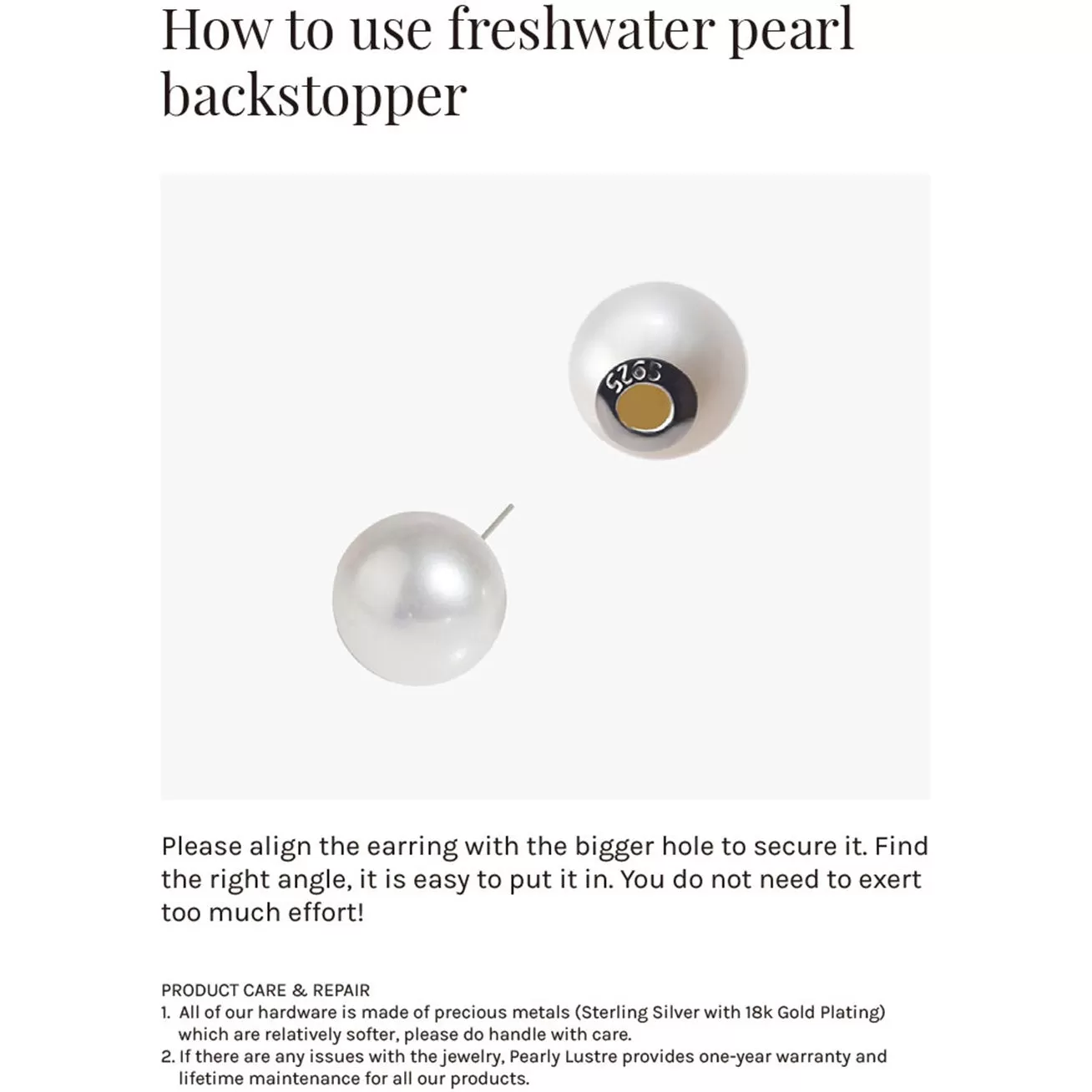 Top Grade Freshwater Pearl Earrings WE00533 | DECO