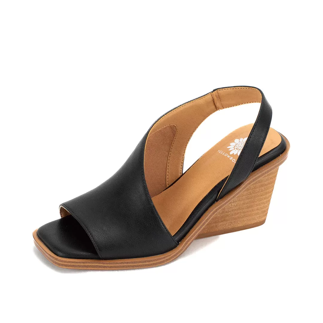 Valdosta Slingback Wedge Sandal - Black