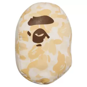 Valentine Chocolate Camo Ape Head Cushion - Ivory