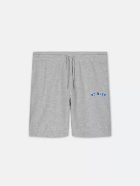 Varsity Blue Shorts (Heather Grey)